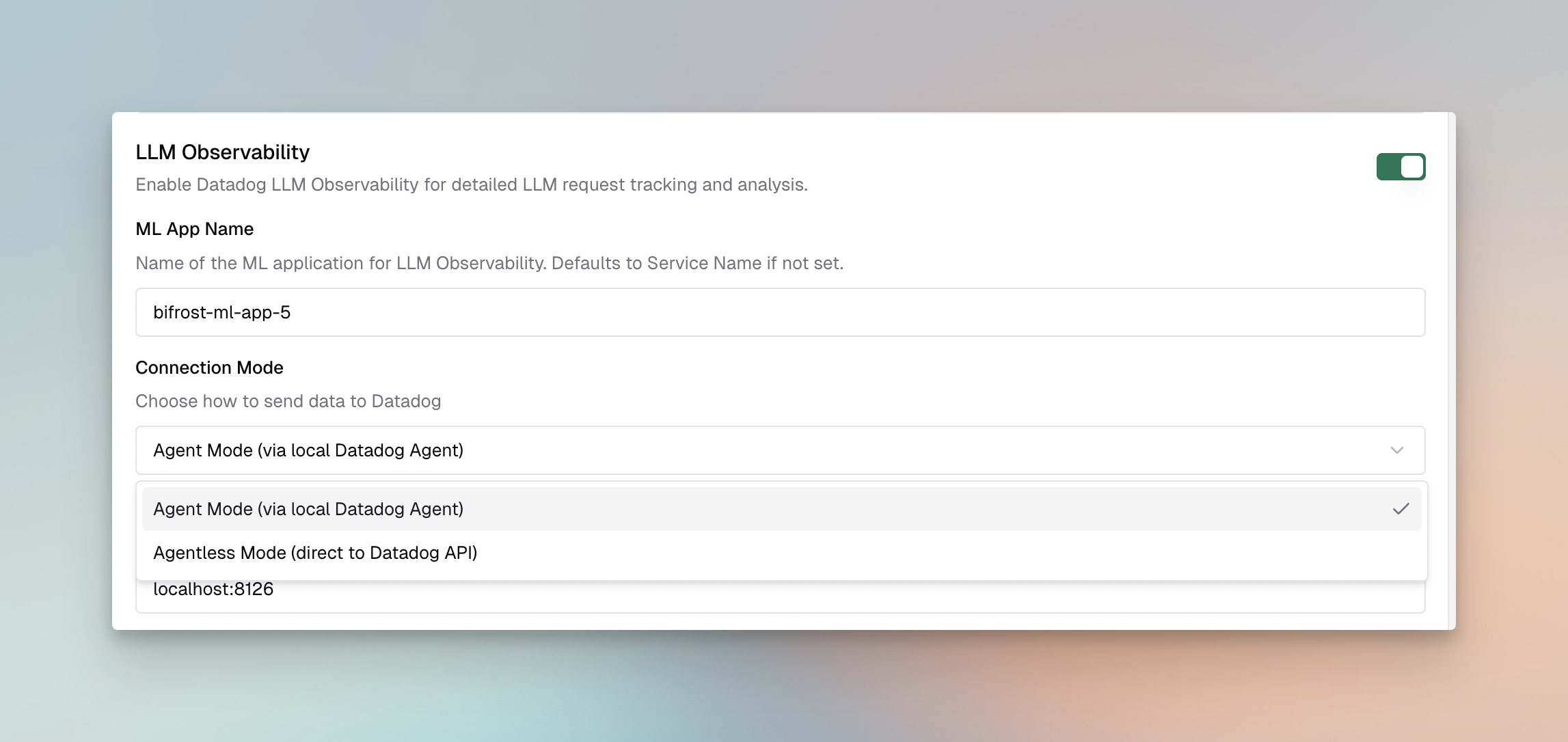 Datadog LLM Observability dashboard