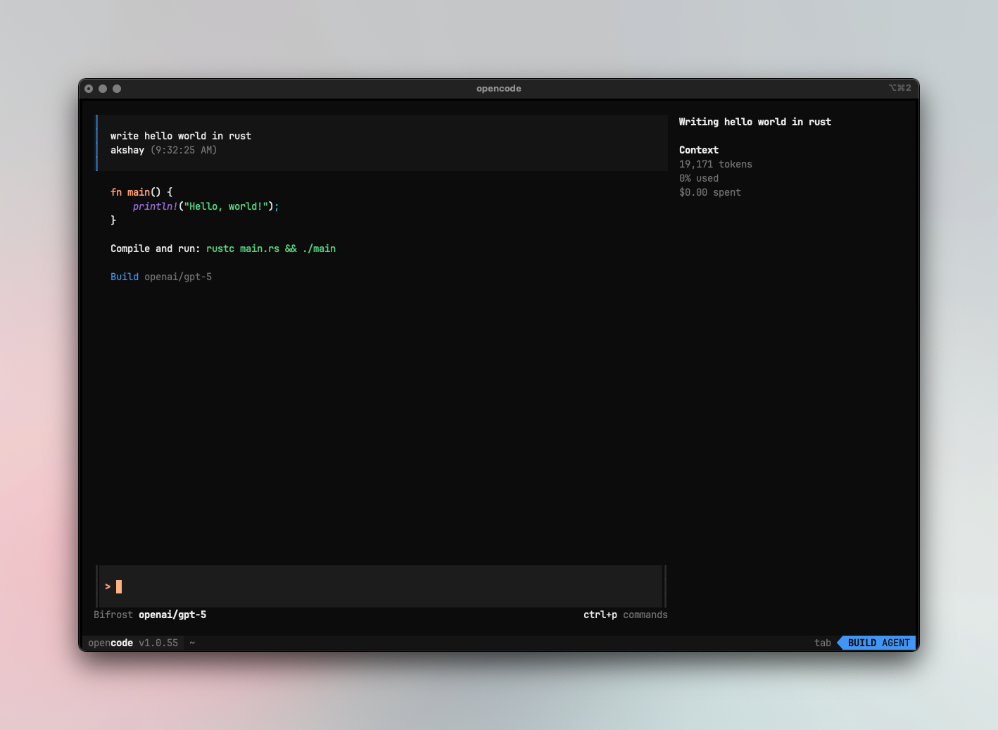 Opencode with DeepIntShield