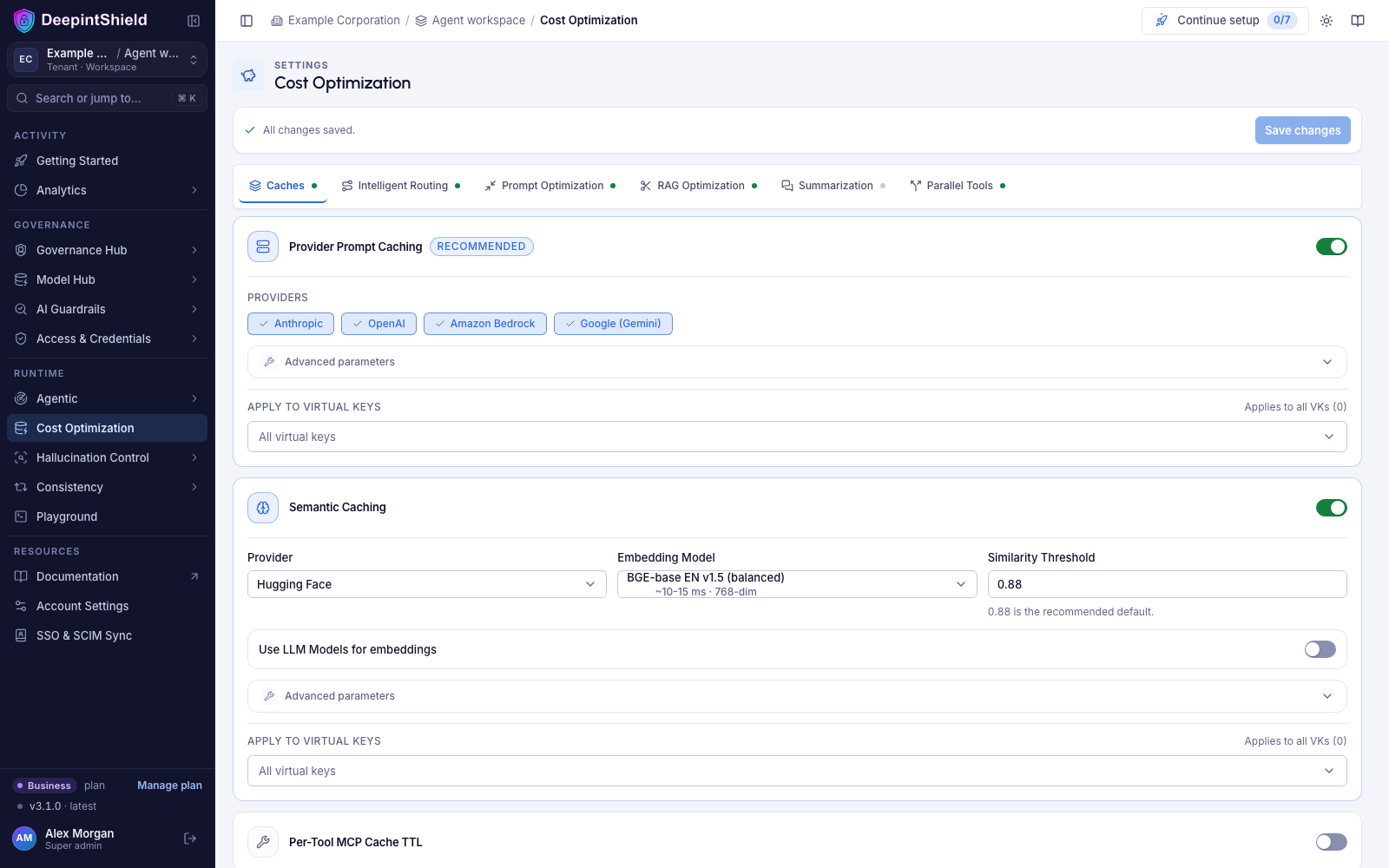 Semantic Cache Plugin Configuration