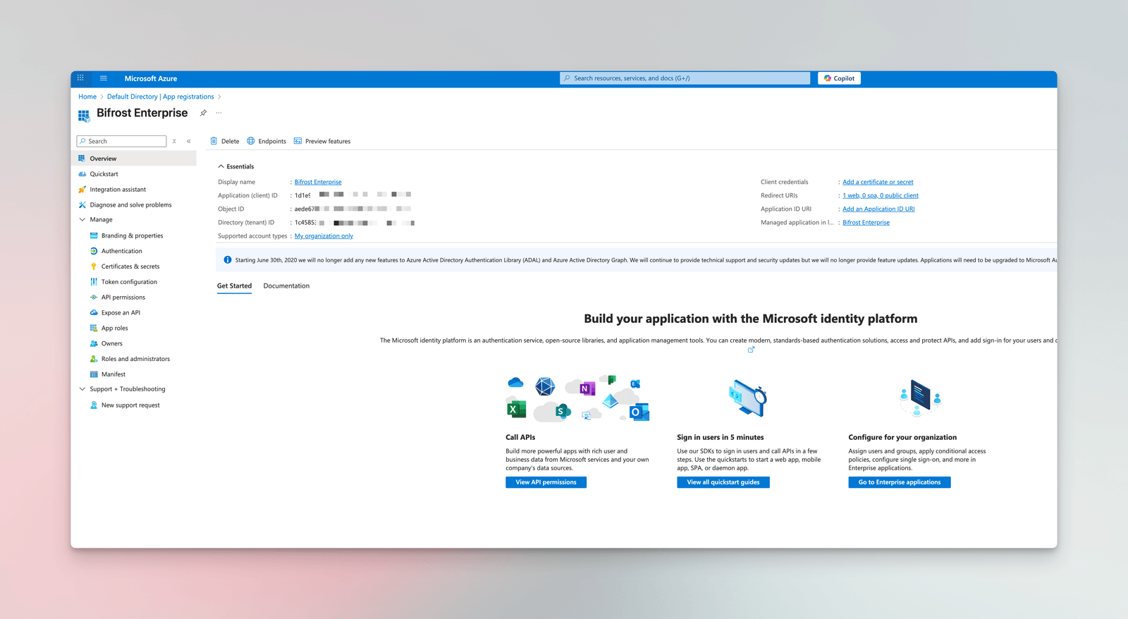 Entra App Registration Overview