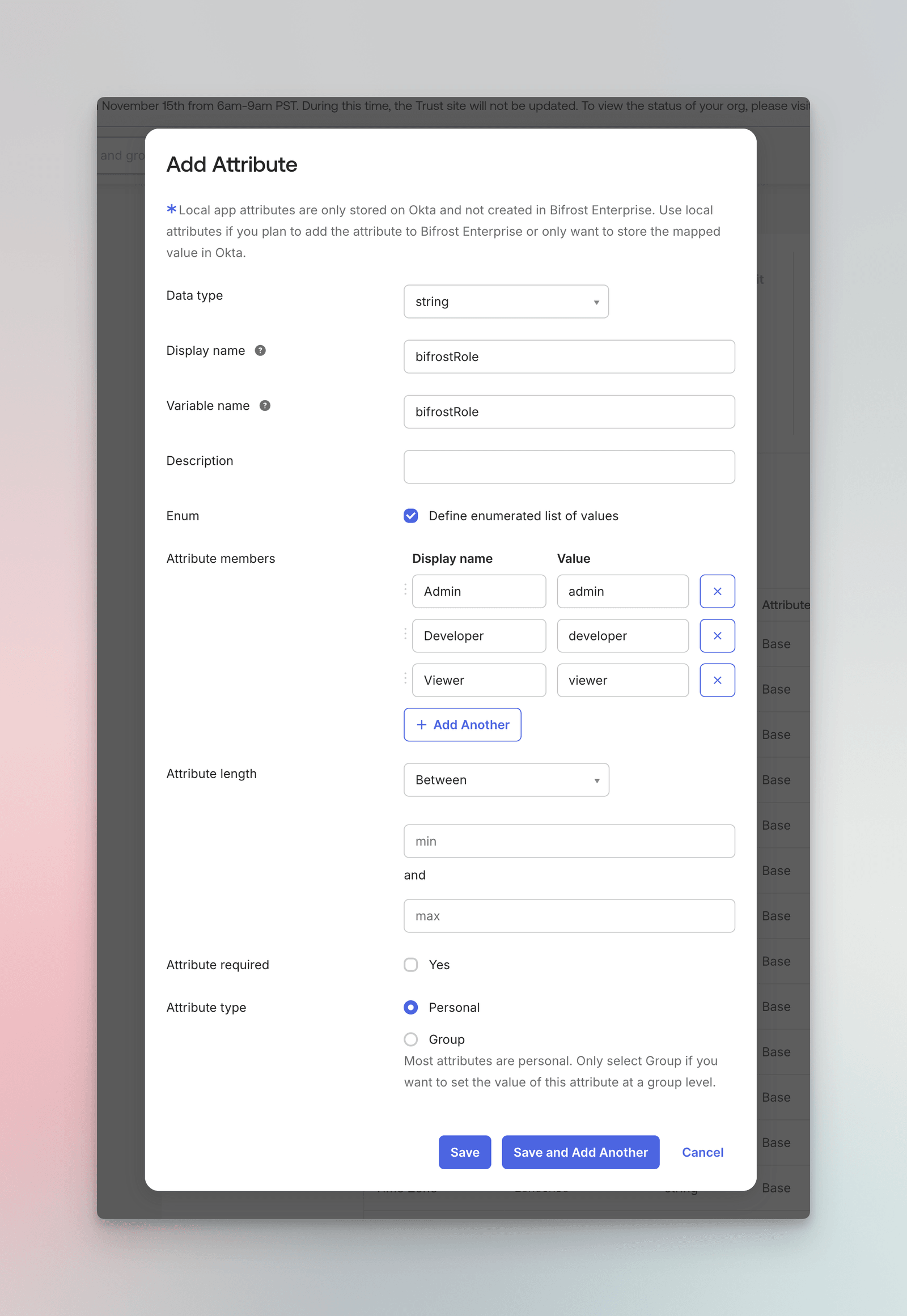 Add custom attribute for deepintshieldRole